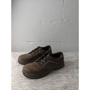 Red Wing Steel Toe Work Men's Shoes Heritage Brown ComfortPro sz Sz 9.5D style #